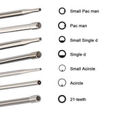 Hipa 14 Pcs 2-Stroke Carburetor Adjustment Tool Plus Cleaning Kit for chainsaw trimmer blower